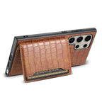 Samsung Leather Wallet Case with Folding Stand