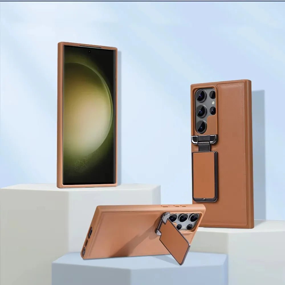 Samsung Ultra Classic Leather Case with Folding Stand