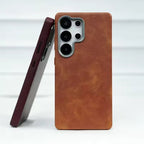 Samsung Ultra Retro Leather Case with Lens Frame
