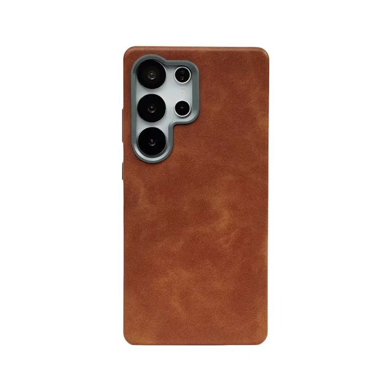 Samsung Ultra Retro Leather Case with Lens Frame