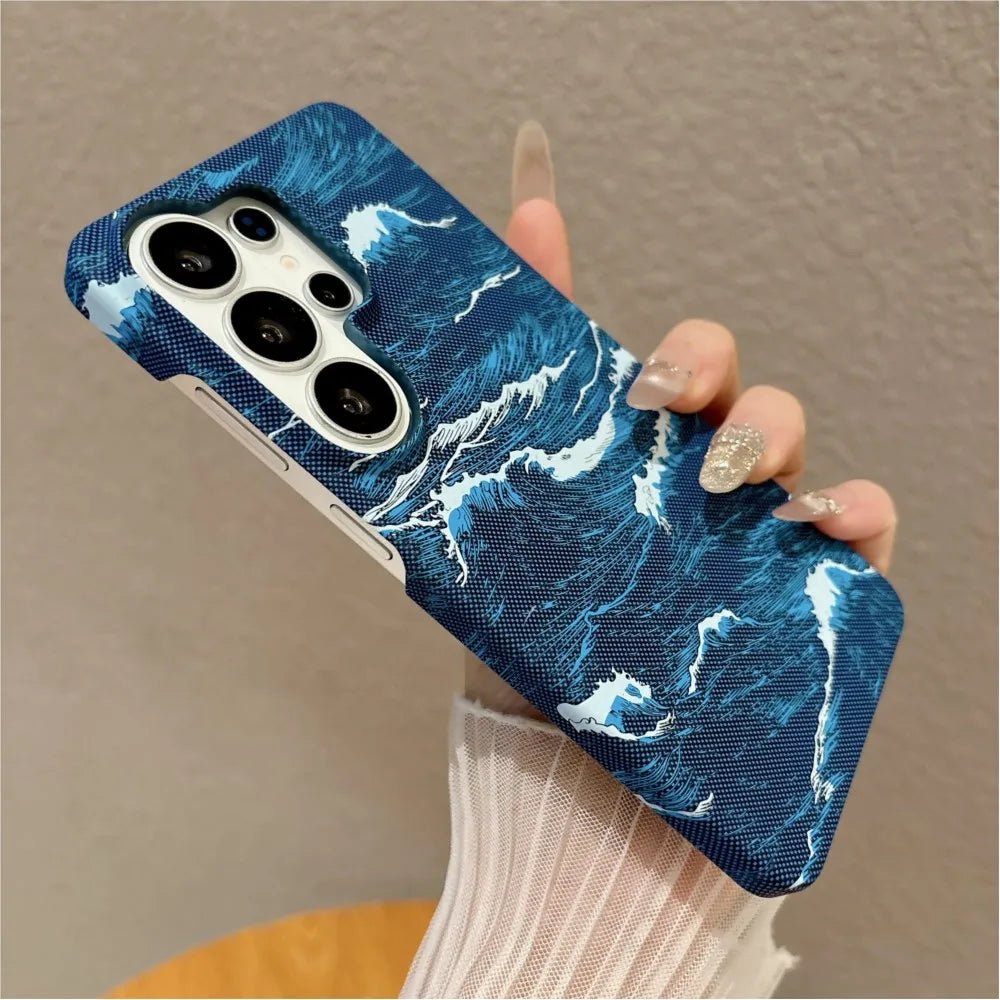 Samsung Sea Wave Design Carbon Case