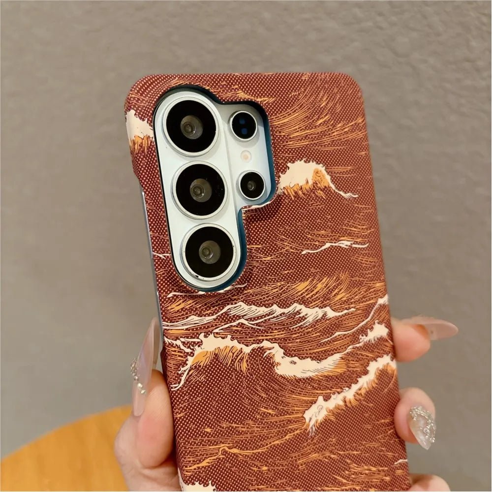 Samsung Sea Wave Design Carbon Case