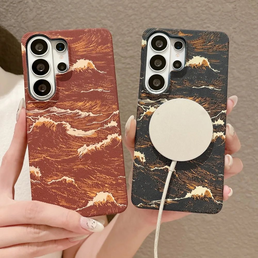 Samsung Sea Wave Design Carbon Case