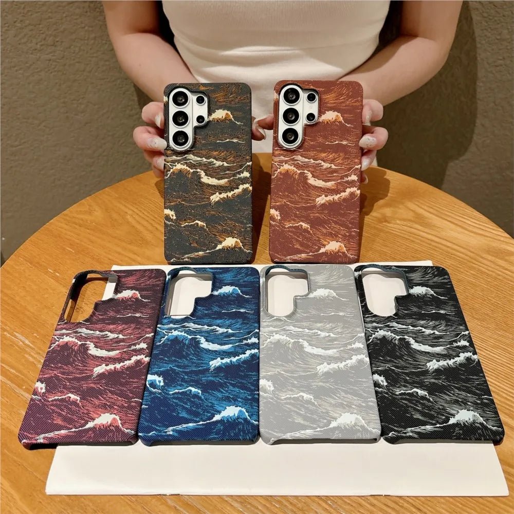 Samsung Sea Wave Design Carbon Case