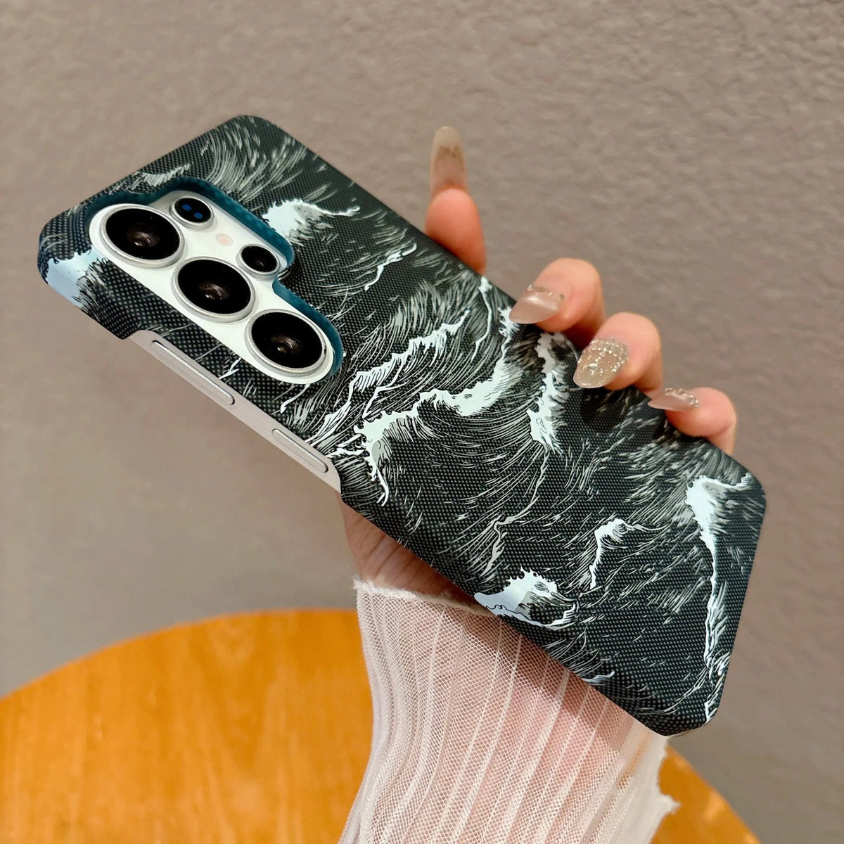 Samsung Sea Wave Design Carbon Case