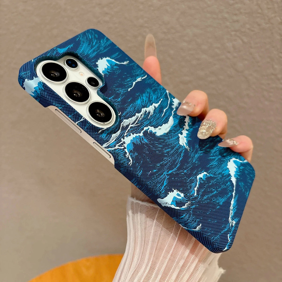 Samsung Sea Wave Design Carbon Case