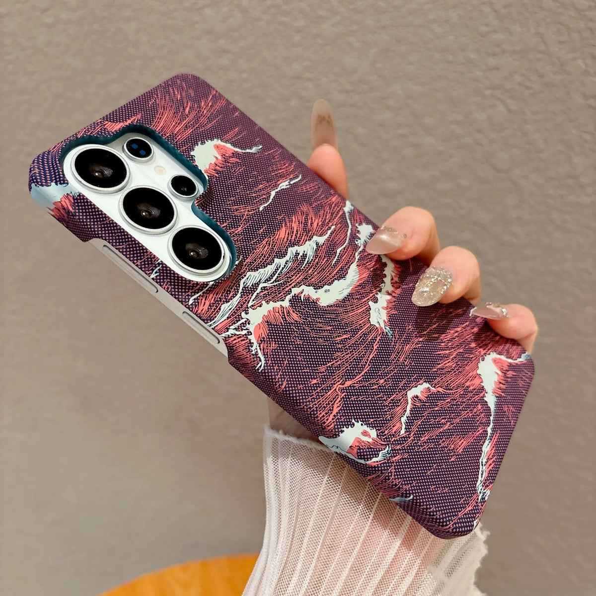 Samsung Sea Wave Design Carbon Case