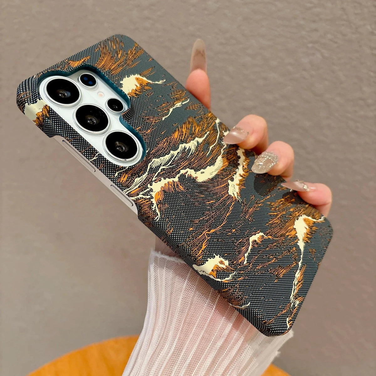 Samsung Sea Wave Design Carbon Case
