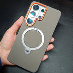 Samsung S26 Metal Case with Swivel Stand and MagSafe