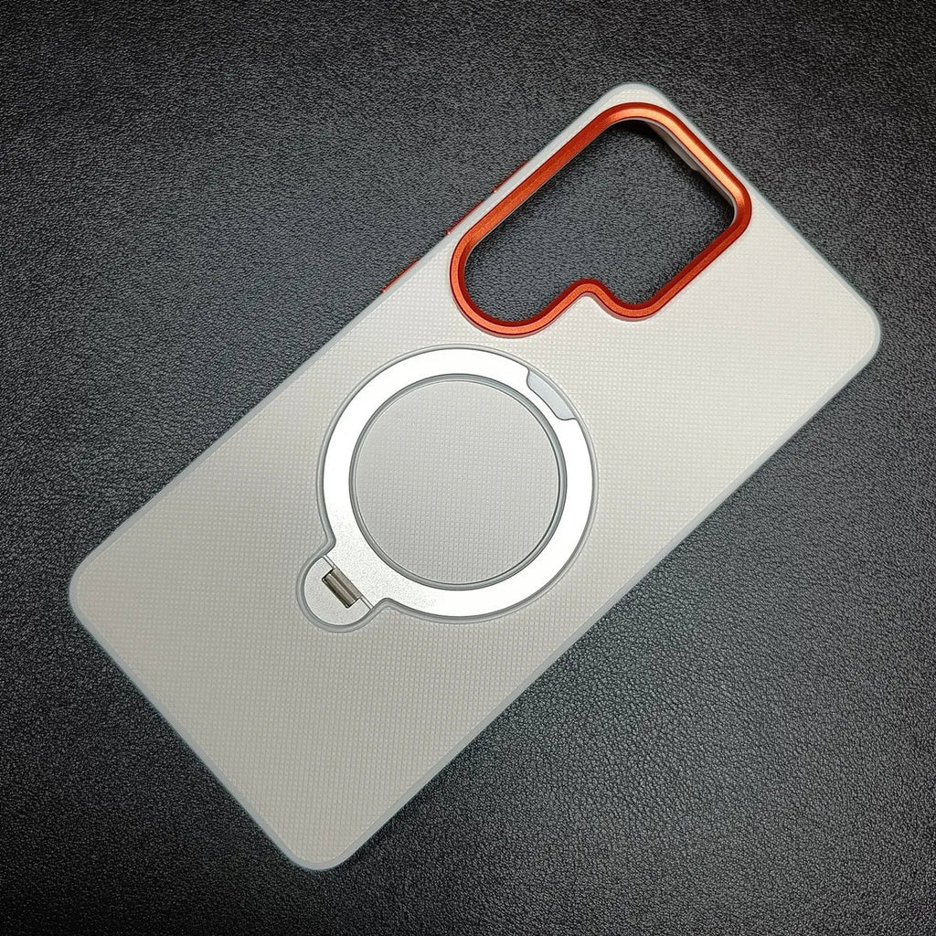 Samsung S26 Metal Case with Swivel Stand and MagSafe