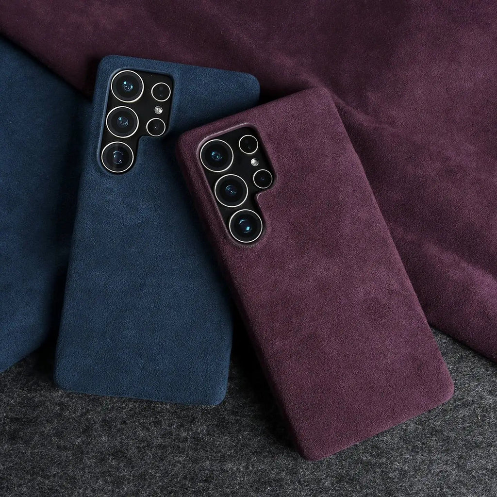Luxury Samsung Alcantara Case with MagSafe
