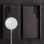 Luxury Samsung Alcantara Case with MagSafe