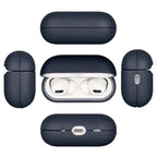 Retro Texture Genuine Leather AirPods Case