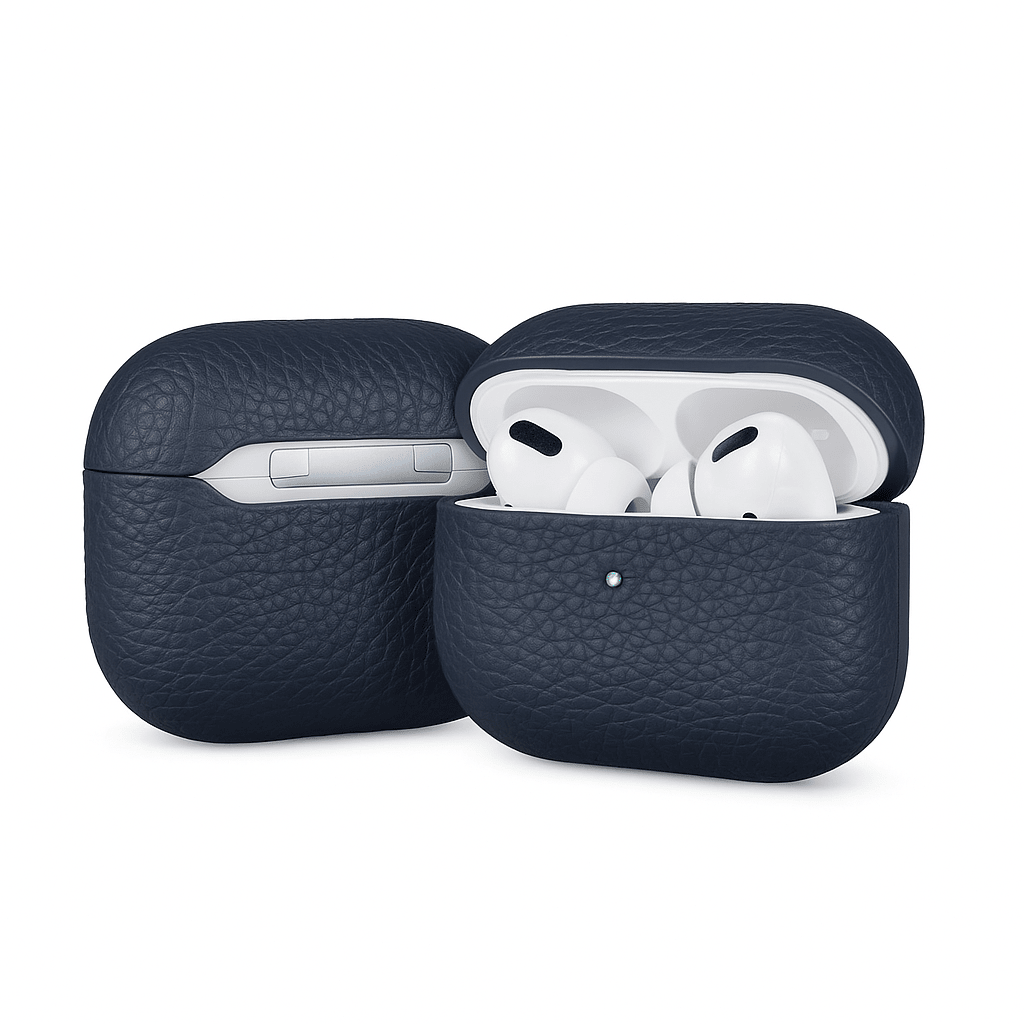Retro Texture Genuine Leather AirPods Case