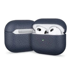 Retro Texture Genuine Leather AirPods Case