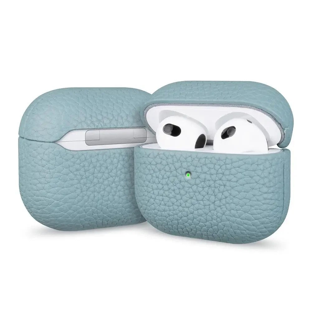 Retro Texture Genuine Leather AirPods Case