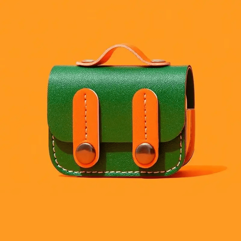 AirPods Mini 3D Leather Backpack Case