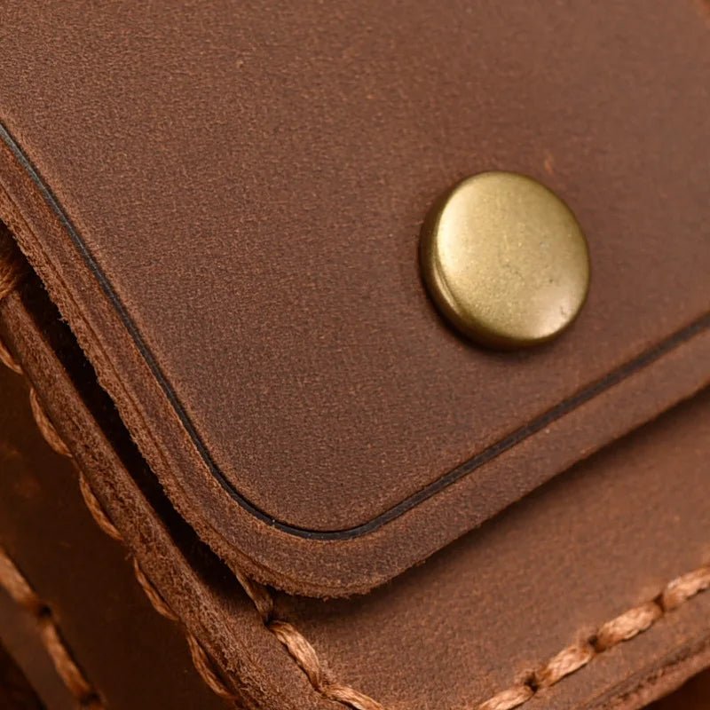 Genuine Leather AirPods Case with Lanyard
