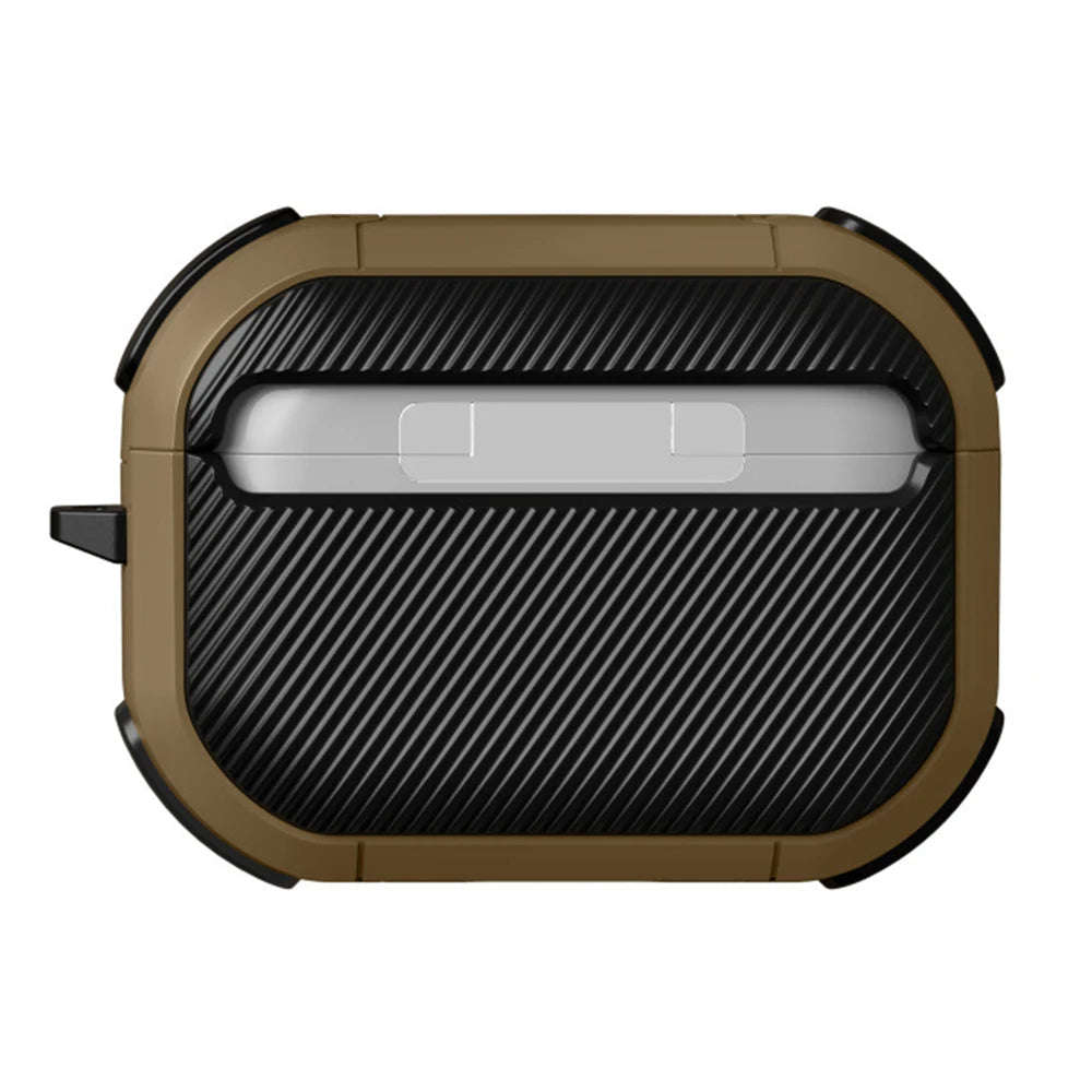 Anti-Impact AirPods Case with Metal Keychain