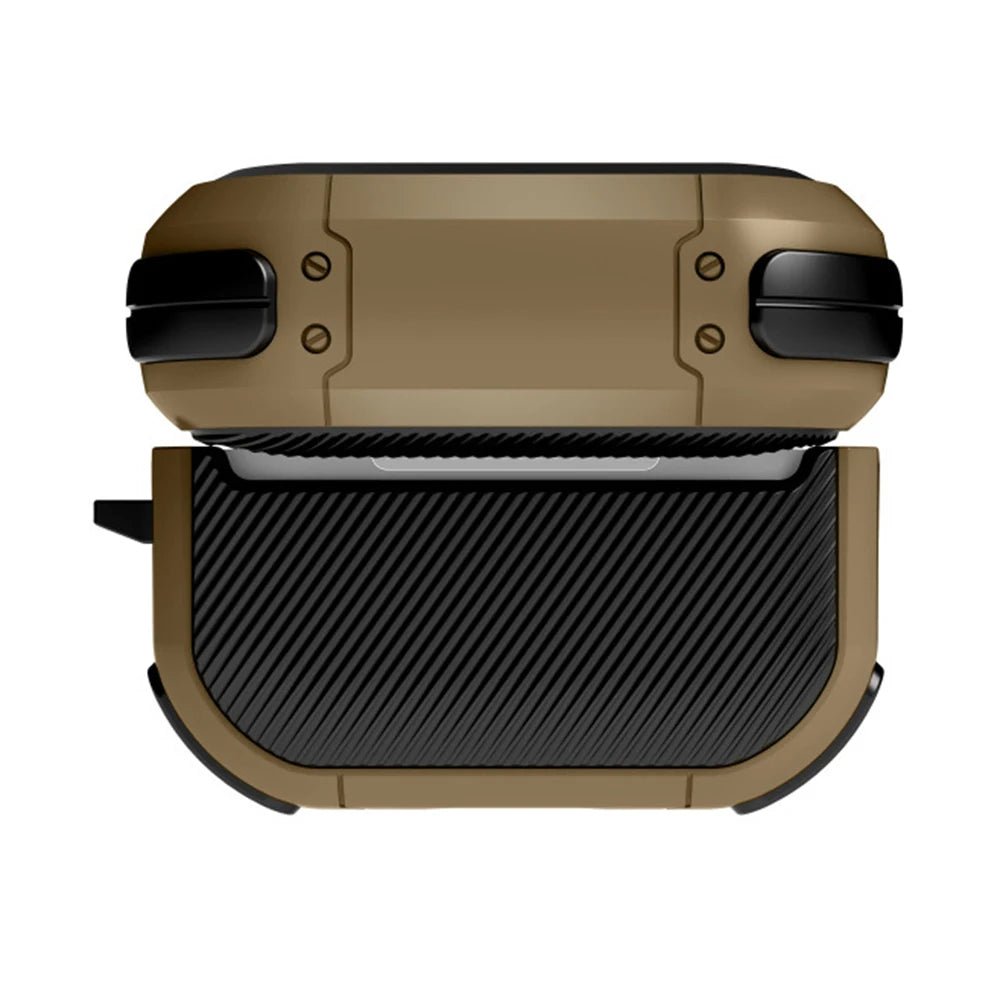 Anti-Impact AirPods Case with Metal Keychain