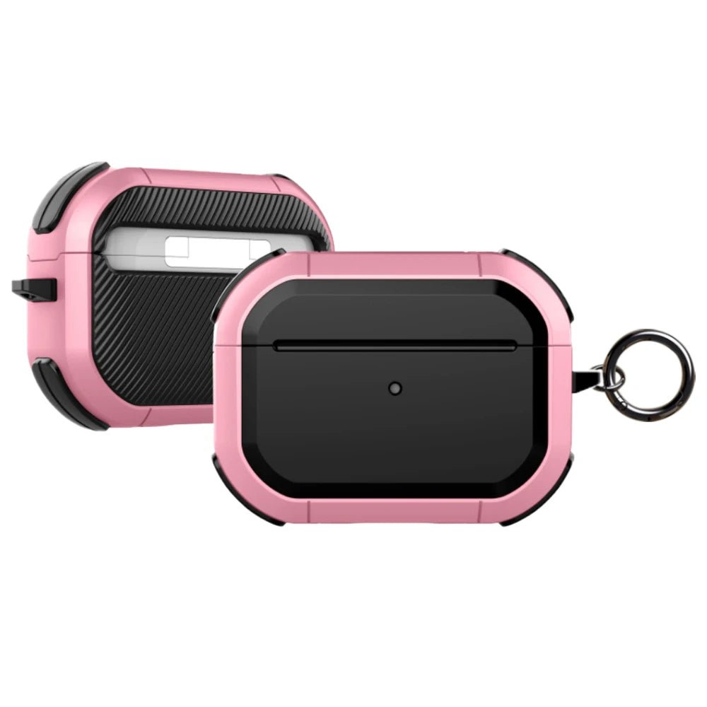 Anti-Impact AirPods Case with Metal Keychain