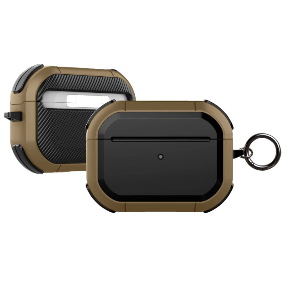 Anti-Impact AirPods Case with Metal Keychain