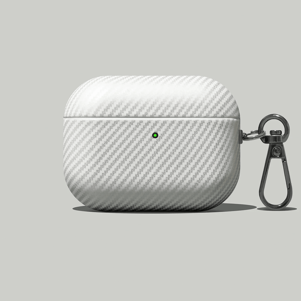 Leather AirPods Case with Carbon Fiber Texture
