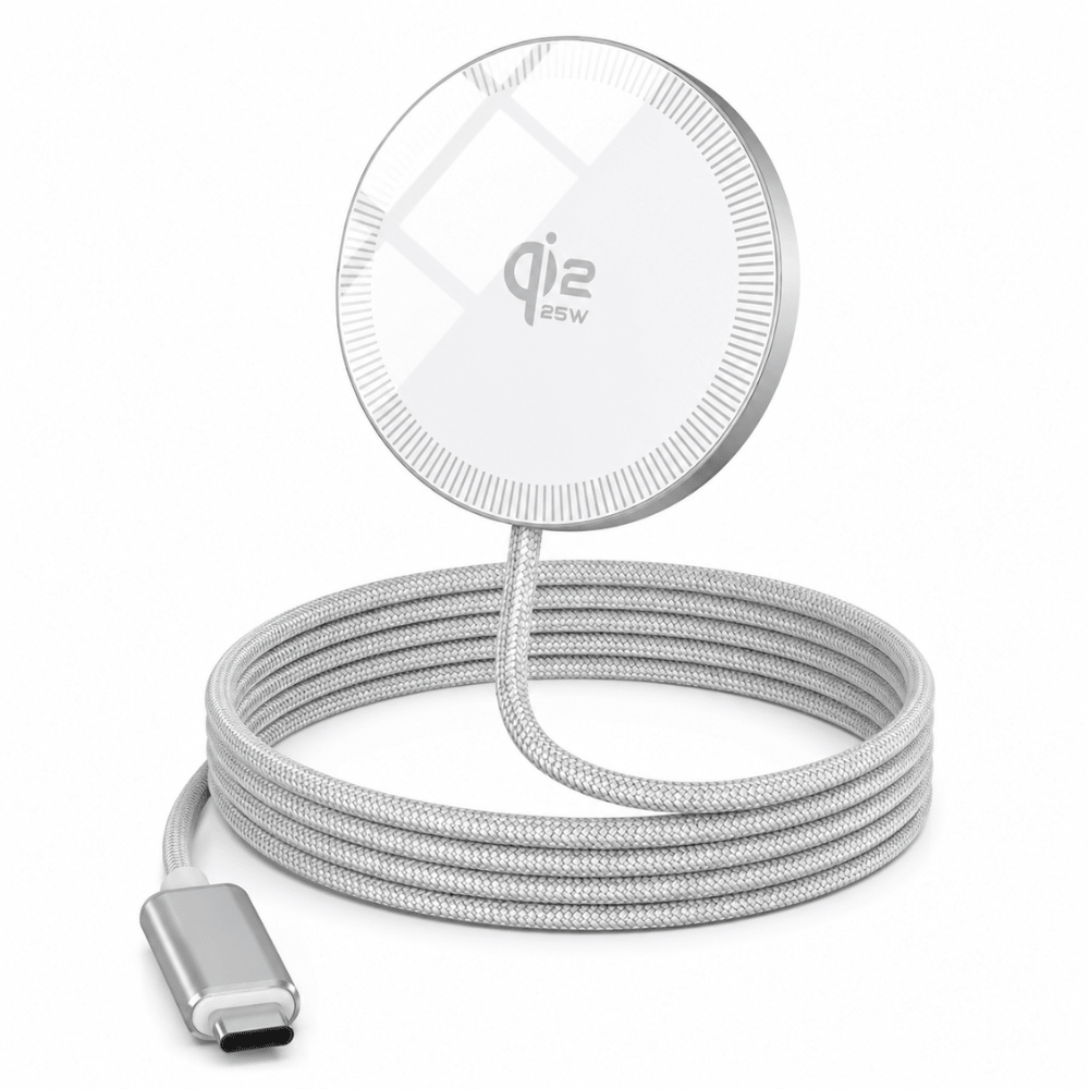 25W MagSafe Qi2 Charger with Reinforced Cable