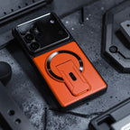 Magnetic Samsung Case with Stand and Lens Protection