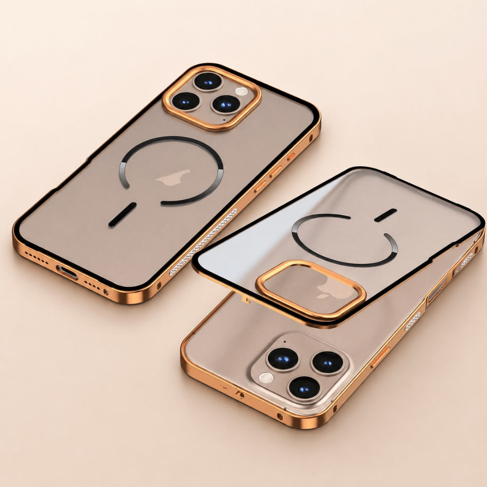 MagSafe Anti-Impact iPhone Case Aluminum Frame