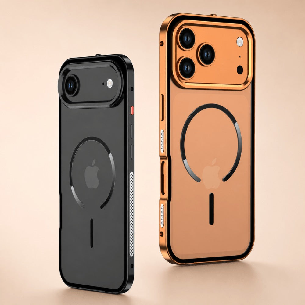 MagSafe Anti-Impact iPhone Case Aluminum Frame