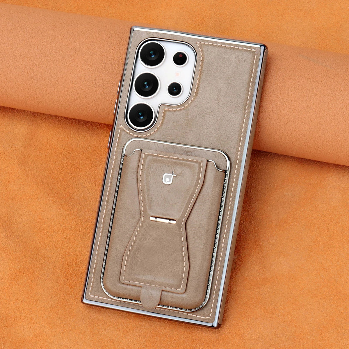 Samsung Leather Case + Magnetic Card Holder