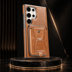Samsung Leather Case + Magnetic Card Holder