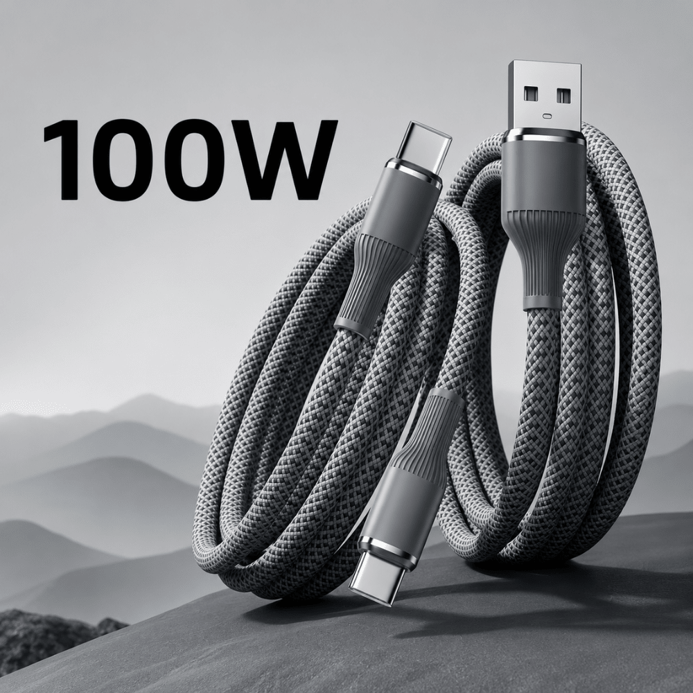 2M Type C Cable with 100W Fast Charging