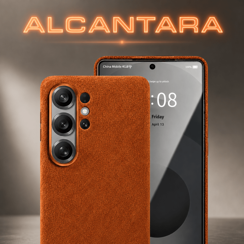 Samsung Case in Premium Italian Alcantara