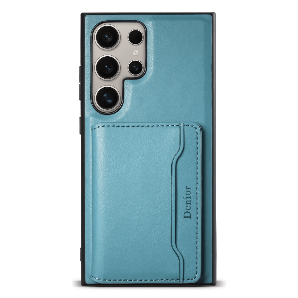 Samsung case + premium leather wallet