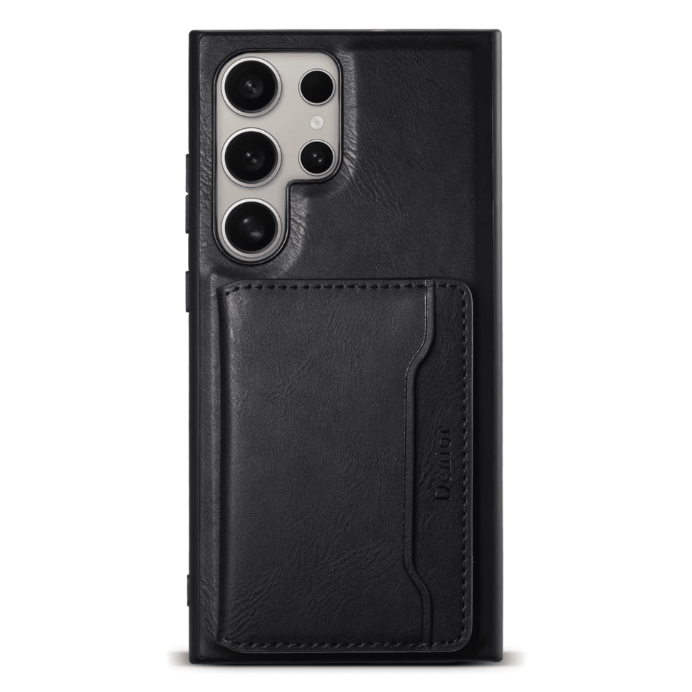 Samsung case + premium leather wallet