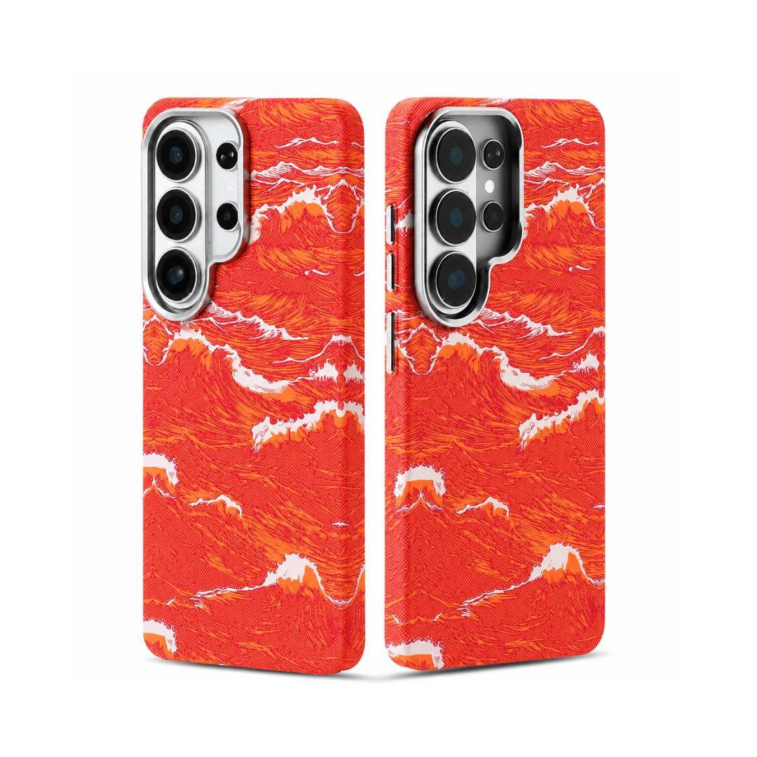Samsung Ocean Waves Carbon Case