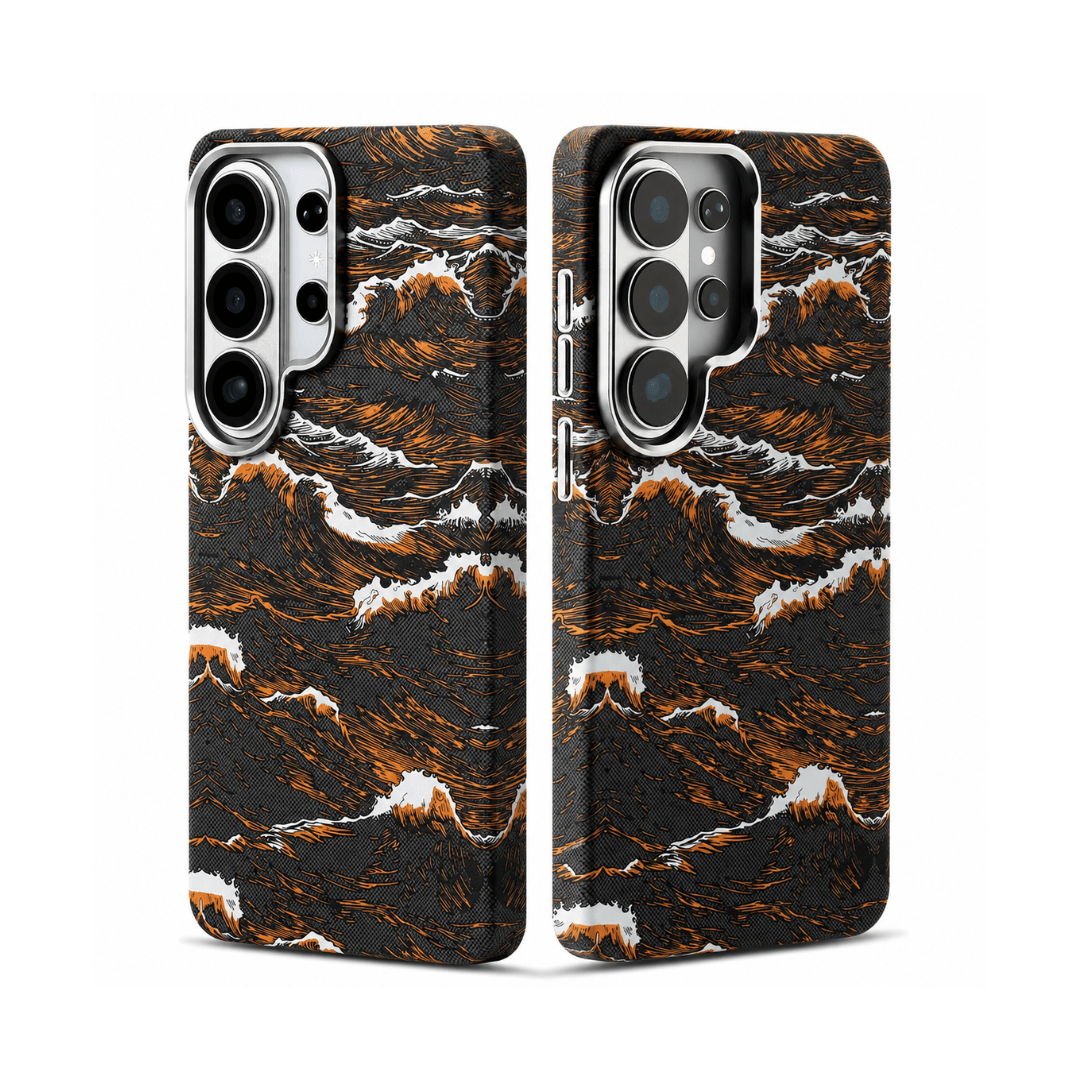 Samsung Ocean Waves Carbon Case