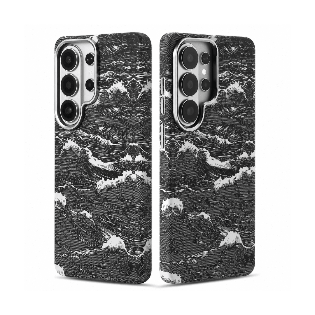 Samsung Ocean Waves Carbon Case