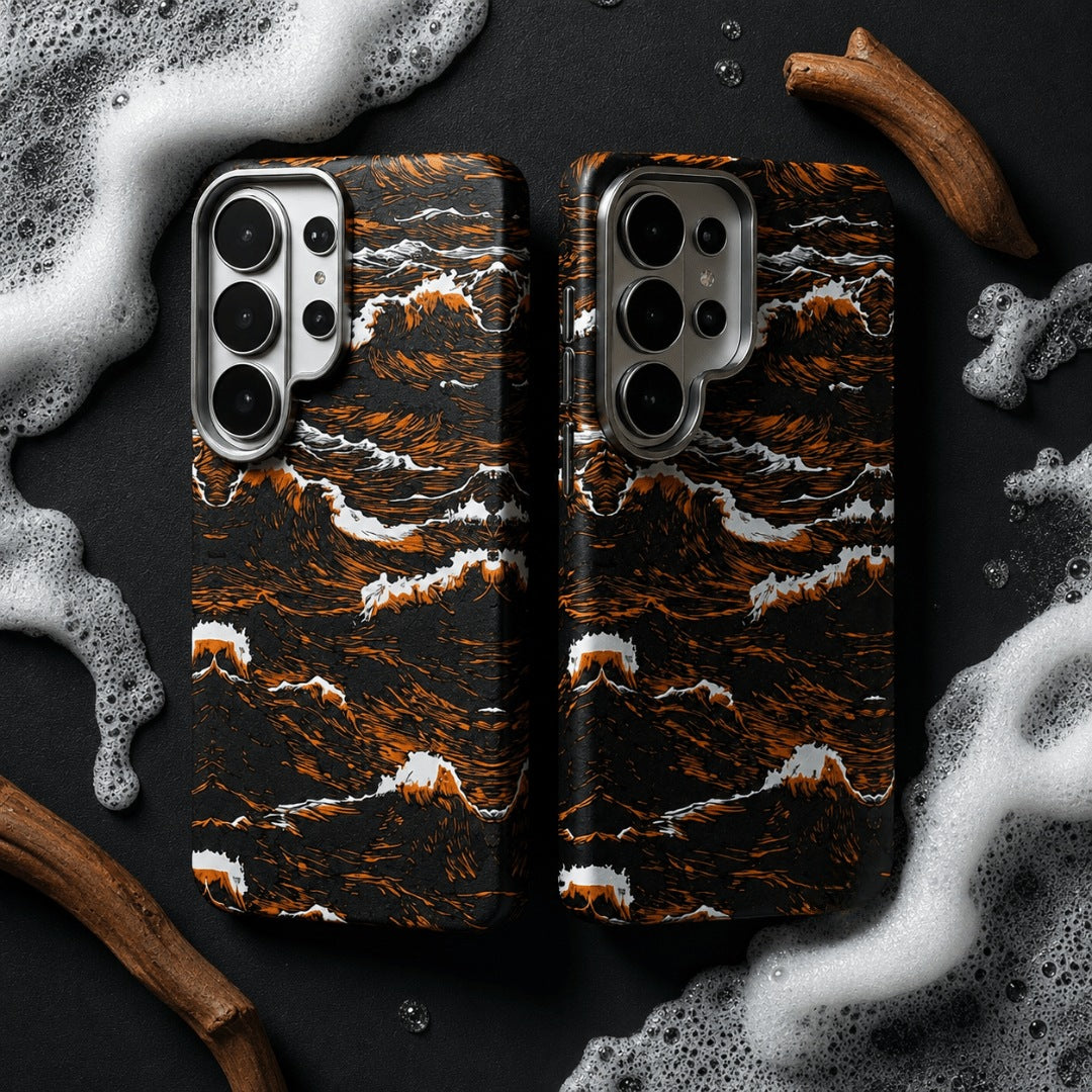 Samsung Ocean Waves Carbon Case