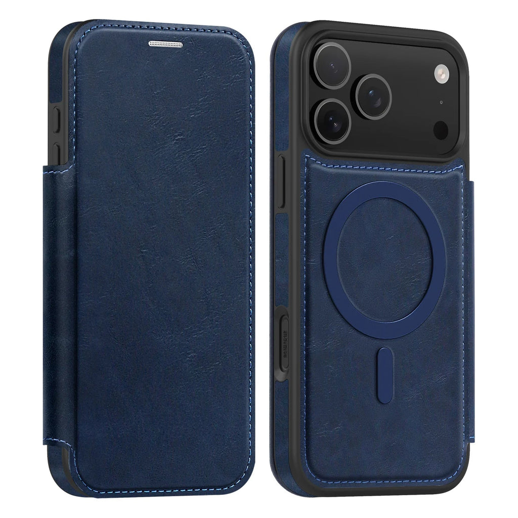 iPhone Case Leather Magnetic Card Holder