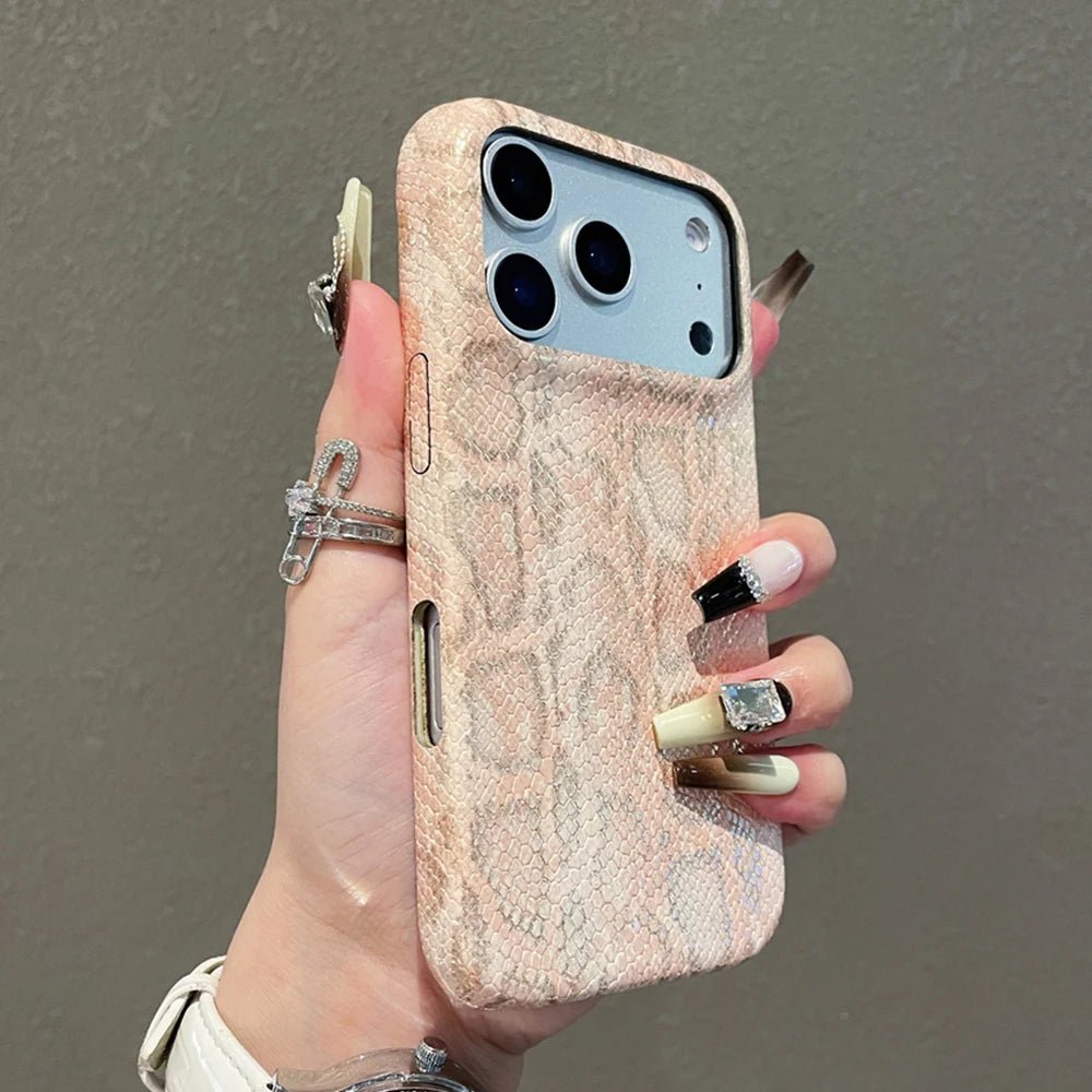 Minimalist Super Premium Leather iPhone Case