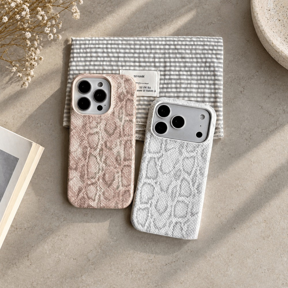 Minimalist Super Premium Leather iPhone Case