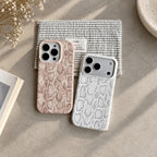 Minimalist Super Premium Leather iPhone Case