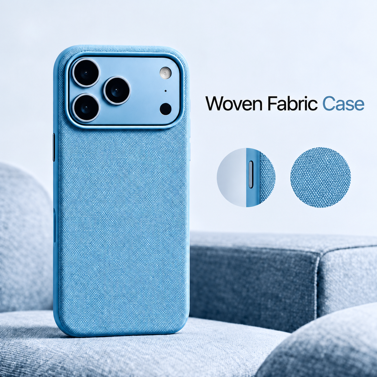 Premium MagSafe Woven Fabric iPhone Case