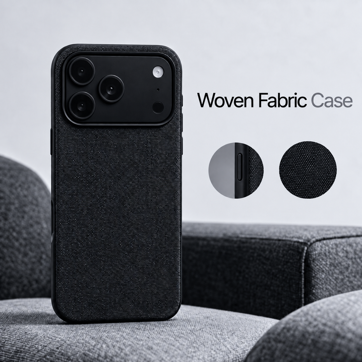 Premium MagSafe Woven Fabric iPhone Case