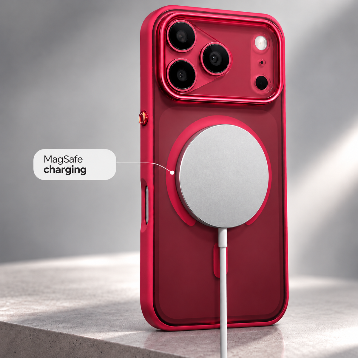 MagSafe Translucent Matte iPhone Case