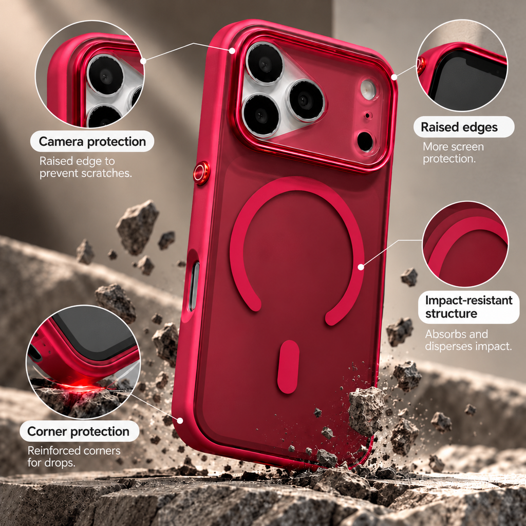 MagSafe Translucent Matte iPhone Case